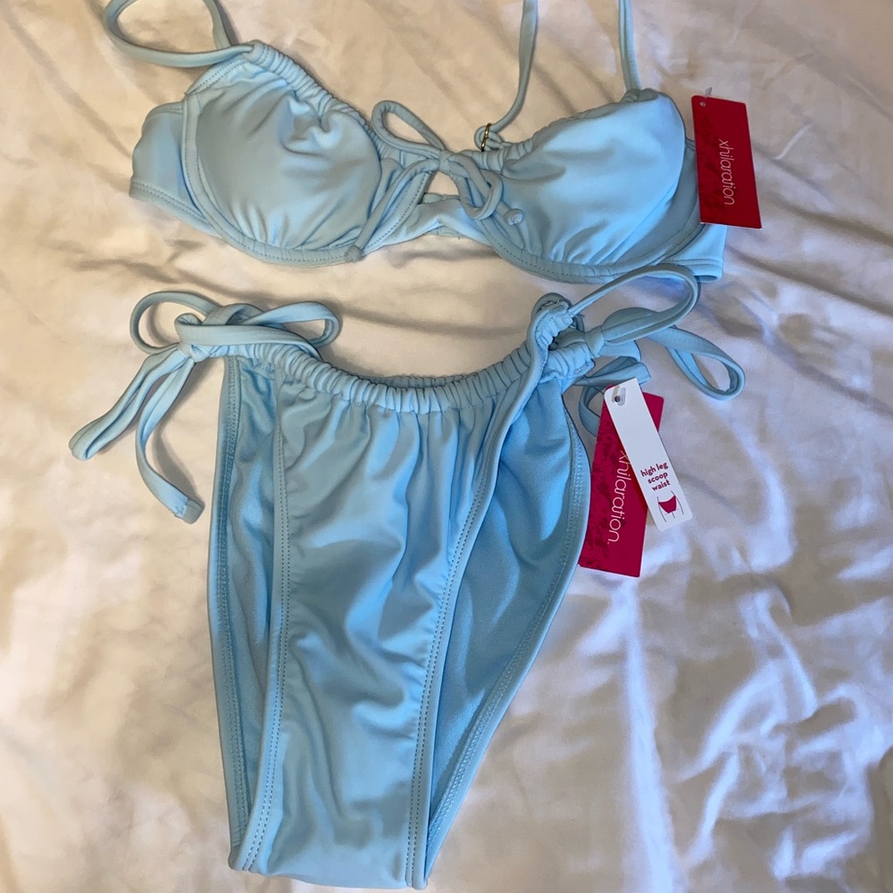 Light blue bikini set